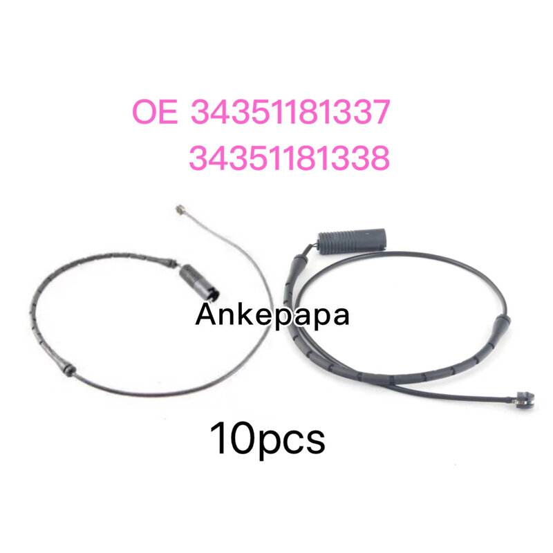 10PCS OE  34351181337 34351181338 Brake Pad Wear Sensor  for BM 3 Series E36 Z3  Electrical Wear Indicator Car Accessories
