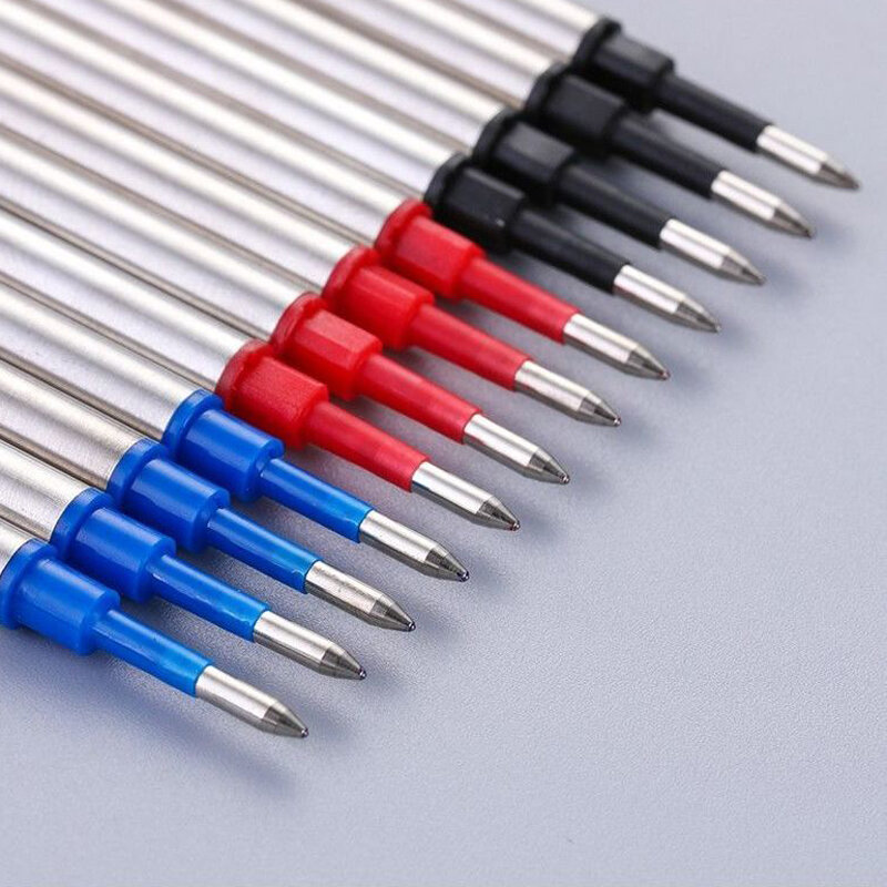 5 قطعة 11 سنتيمتر المعادن الغيارات 0.5 مللي متر Roller قلم الأعمال القلم الكرة غيار أقلام طول مكتب المدرسة إمدادات القرطاسية
