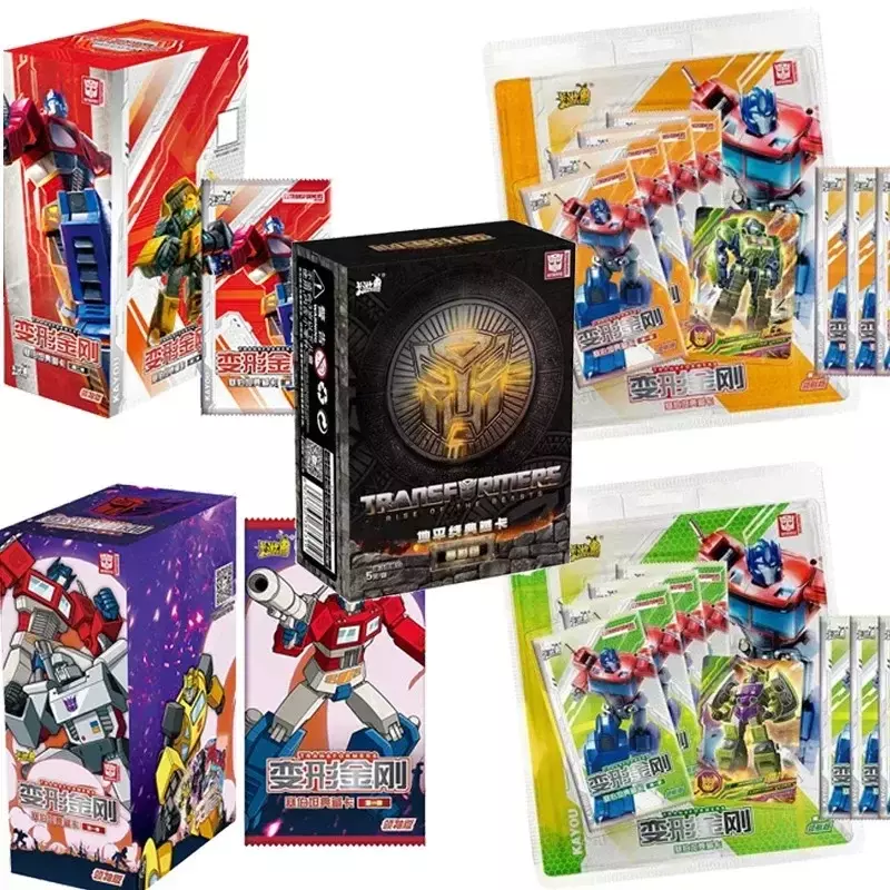 Kayout Transformers Card Leader Edition Anime postać Optimus Prime peryferyjna karta kolekcji Cybertron prezenty dla dzieci