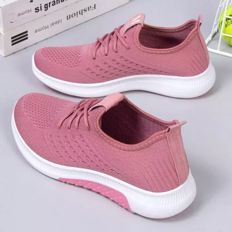 2024 Women's Spring and Autumn Season New Women's Shoes Casual Versatile Mom's Shoes Comfortable Soft Sole Sports Shoes