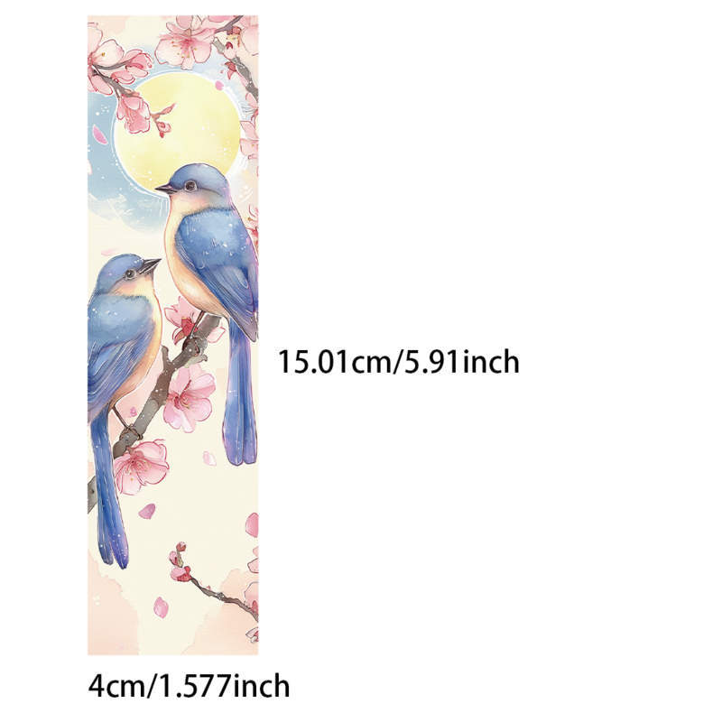 1pack/30pcs Cute Bird Bookmark Magpie Sparrow Cartoon Decoration Reading Book Page Annotation Book Students Use Paper Cards