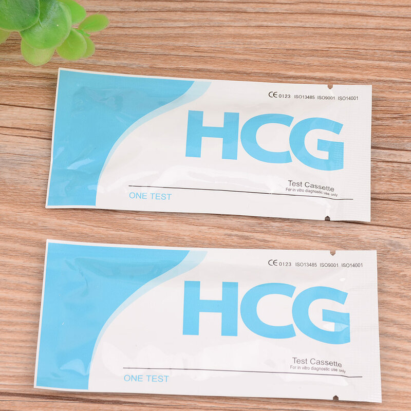 10PCS strisce reattive HCG per la gravidanza precoce delle donne oltre il 99% Test di fertilità autotest rapido e accurato risultati rapidi kit di misurazione delle Urine