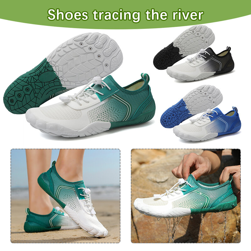 Chaussures d'eau respirantes pour hommes et femmes, baskets de plongée en mer, baskets d'entraînement de sport, séchage rapide, chaussures de randonnée légères
