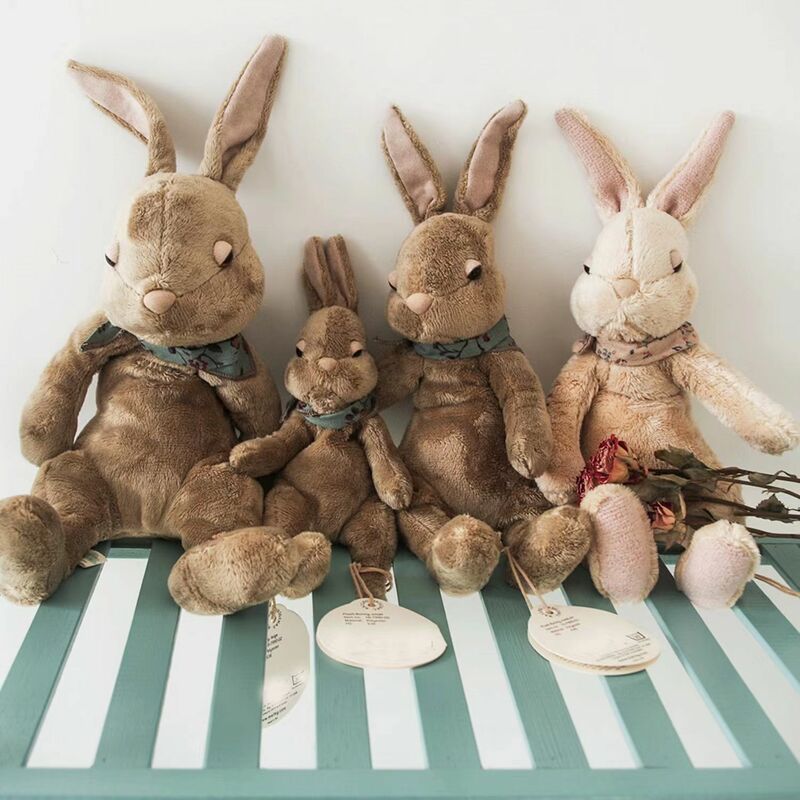 Novo design plushies coelho brinquedos macio recheado coelho bonecas kawaii coelho brinquedo de pelúcia para crianças amigos presentes de aniversário por atacado