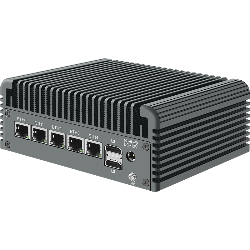 N100 intel 5 Wangfengshang wersja 2.5G dual M.2 dual SATA podwójny HDMI/DP/multi-network port mini host