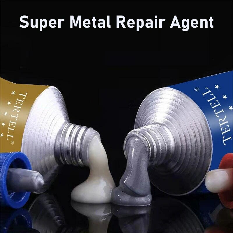 Magic Repair Glue AB Metal Strength Iron Bonding Heat Resistance Cold Weld Metal Repair Adhesive Agent Caster  Contact Cements