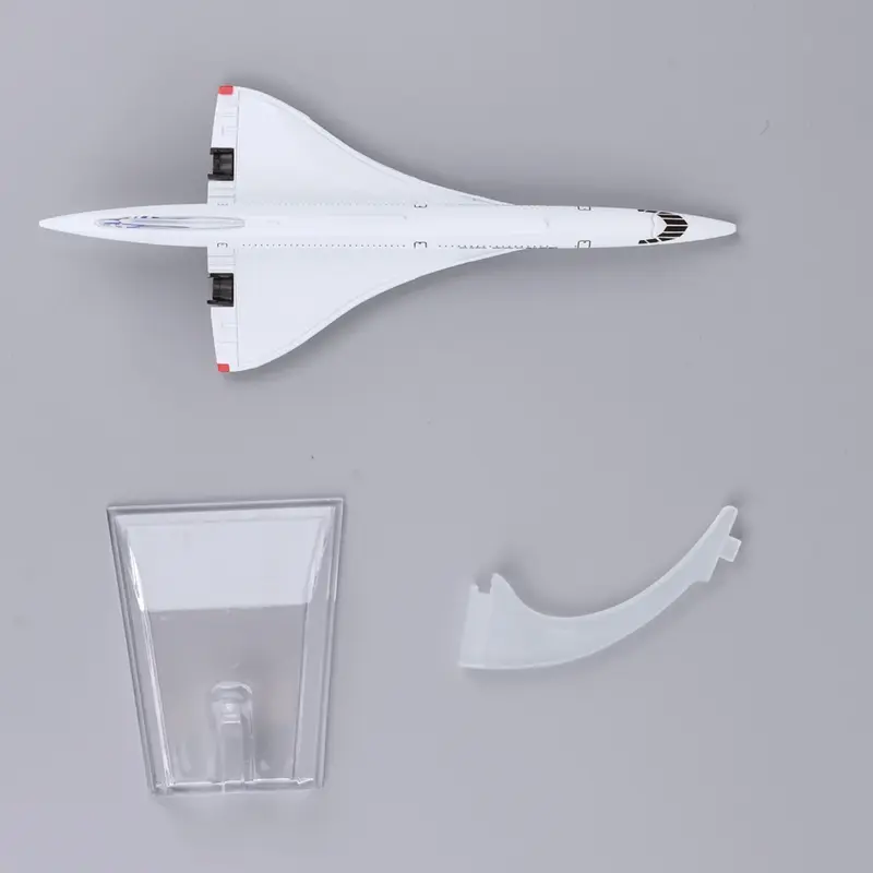 금속 체중계 비행기 모형, 합금 다이 캐스팅 프로세스, 어린이 장난감 수집가, 1:400 | 콩코드 에어 프랑스