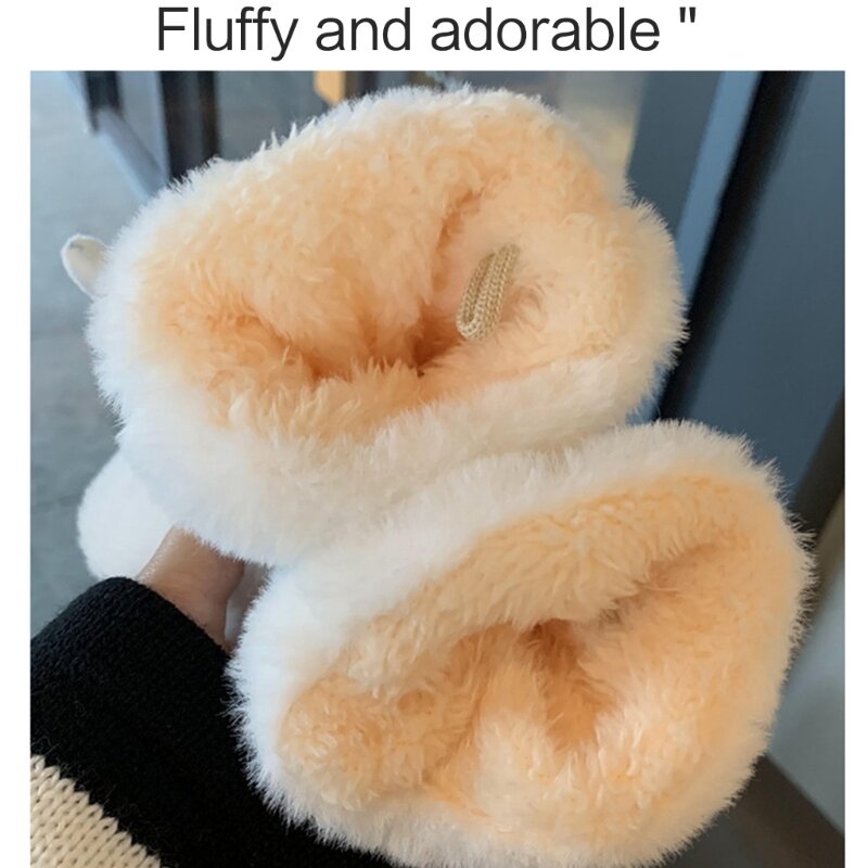 Adorkable Plush ถุงมือ Mitts การ์ตูน Wing Mittens Thicken Mitten Furry ถุงมือ