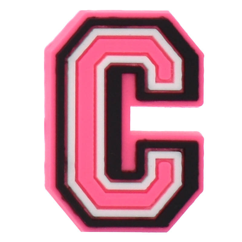 1pcs Pins for Crocs Charms Shoes Accessories Pink Letter Decoration Jeans Women Sandals Buckle Kids Favors Men Badges