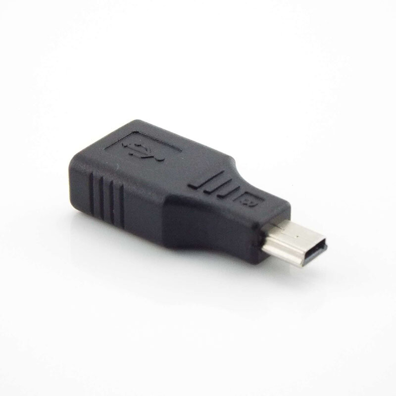 Adaptor USB 2.0 A ke Mini B 5-Pin pria wanita, adaptor Mini tipe-a B Jack Splitter untuk ponsel pintar, konverter OTG