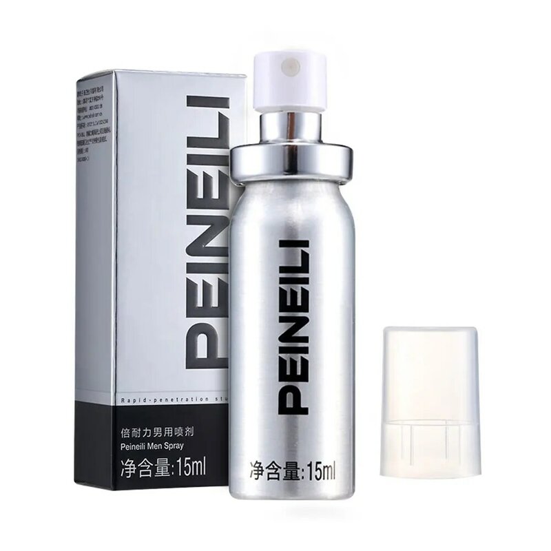 Spray Peineili Sex Delay para homens, masculino externo 60 minutos SEXO anti ejaculação prematura, prolongamento do pênis, ereção, 15ml