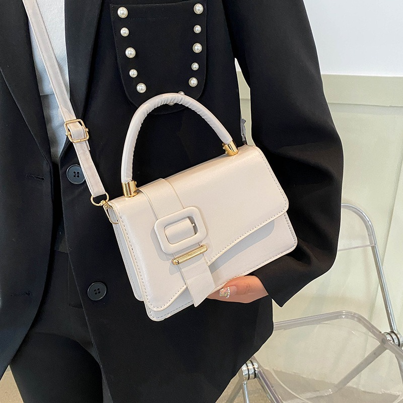 Bolsos PU Leather Woman Handbags Luxury Designer Female Shoulder Bag 2022 New Fashion All-match Messenger Small Square Bag