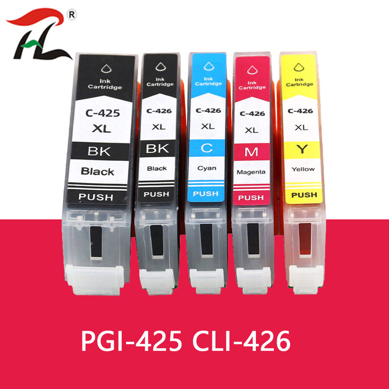 Cartucho de tinta para impresora Canon 425, 426 PGI-425, Compatible con Canon PIXMA IP4840, IP4940, IX6540, MG 5140, 5240, 5340