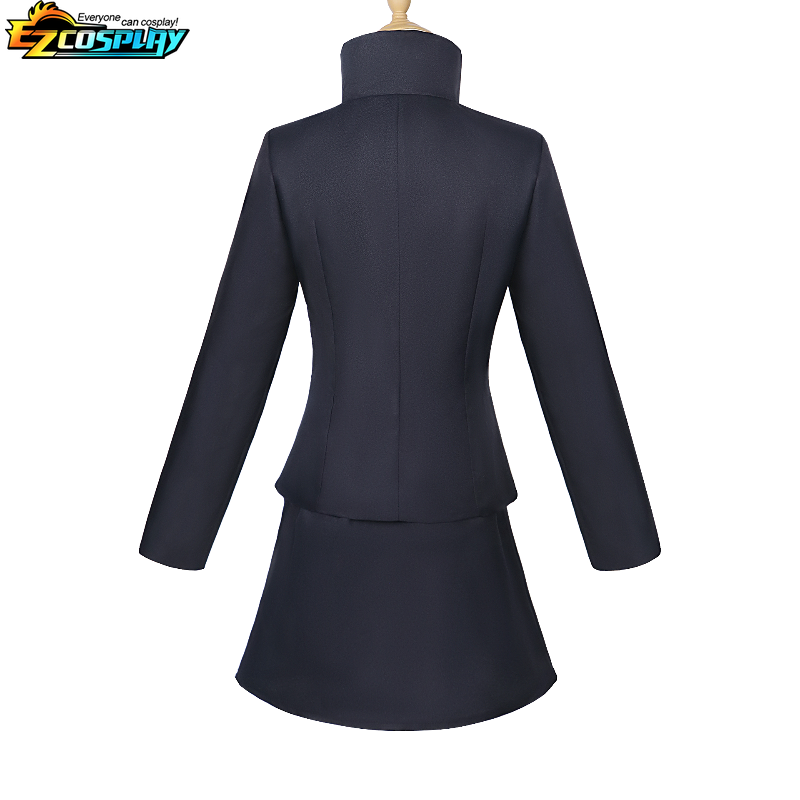 Shoko-Disfraz de Cosplay Ieiri, Jujutsu Kaisen Temporada 2, vestido negro, disfraz de Halloween, vestidos Ieiri shagi, falda de uniforme de escuela secundaria