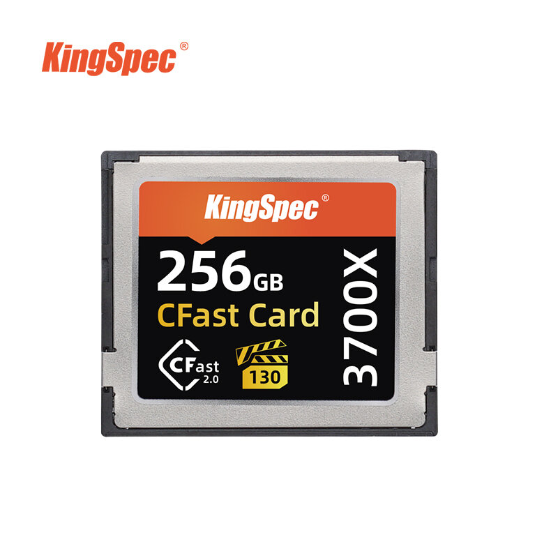 KingSpec kartu memori 256GB 512gb, kartu memori CFast 2.0 kecepatan tinggi profesional untuk kamera DSLR Digital HD Video 3D 1TB CFast