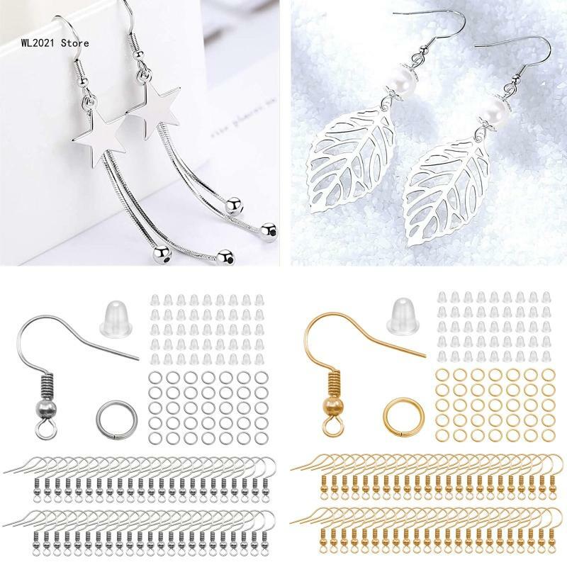 Earring Hooks for DIY Jewelry Making,300Pcs Earring Making