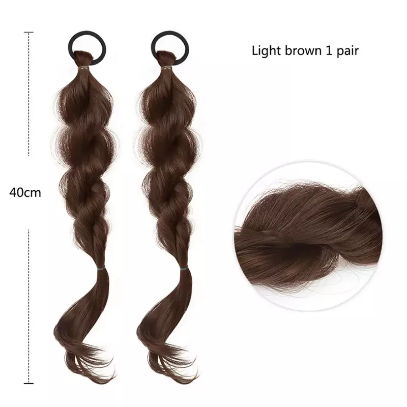 Корейские длинные косички для волос, коричневые черные крутые коричневые шиньоны, милые синтетические косички для ежедневного использования