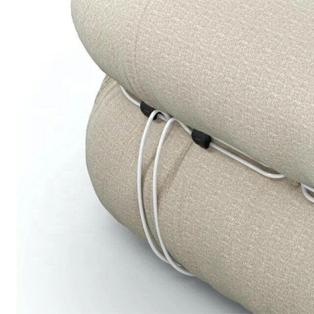 Sofa kulit desain minimalis Italia, Sofa 2 tempat duduk, kain Sofa ruang tamu sederhana