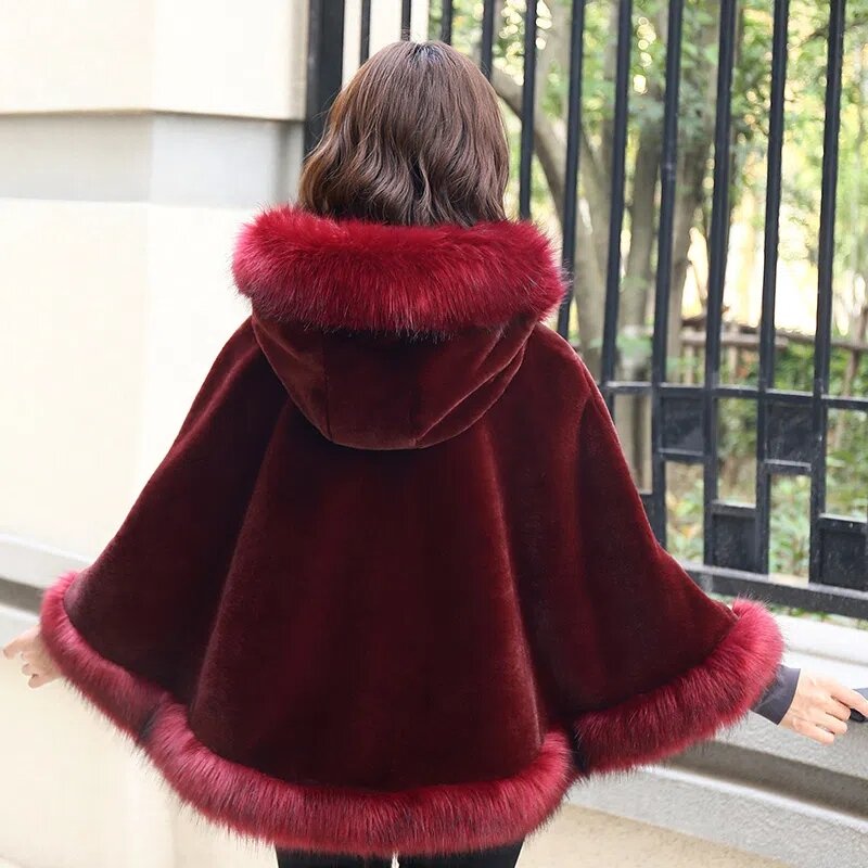 女性の冬のラムウールの短いデニムジャケット,暖かくて厚い冬の毛皮のコート,2023
