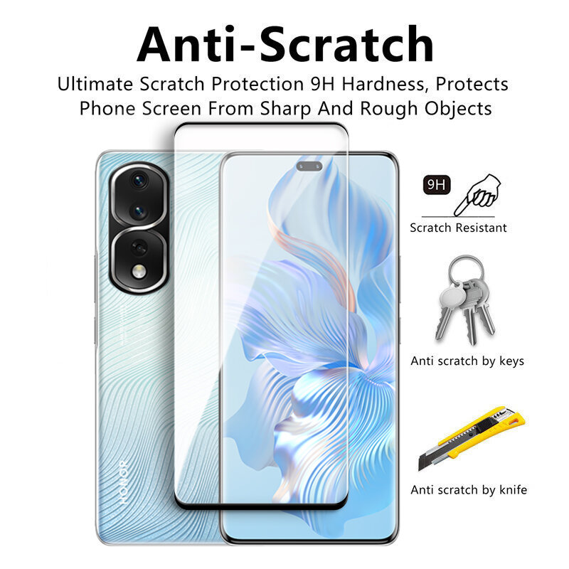 For Honor 80 Pro Tempered Glass 3D Full Curved Cover Screen Protector Honor 80 SE 80 Pro Glass Honor 80 Pro Lens Film 6.78 inch