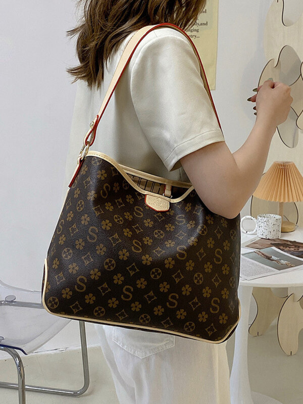 Bolso de mano de lujo de 39x29x13cm para mujer, bandolera de diseñador, bolso de mano de viaje