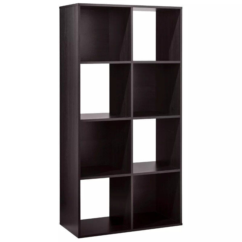 11" 8 Cube Organizer Shelf Organizer Bookshelf with Back Panel, Easy Assembly