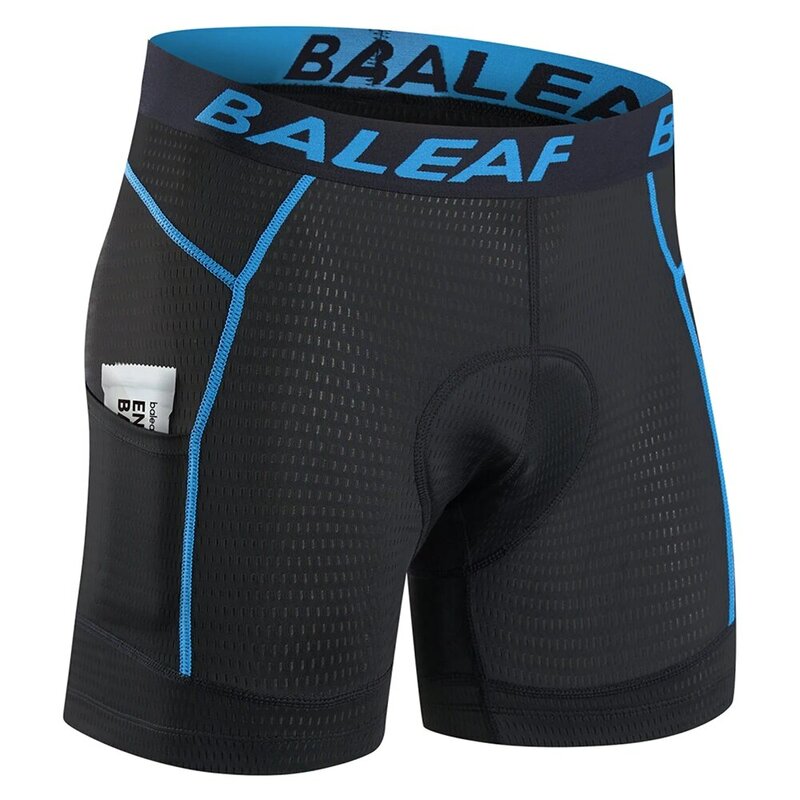 BALEAF Men's 4D Padded Bike Shorts Cycling Underwear with Padding Road Biking MTB Liner Bicycle Gear