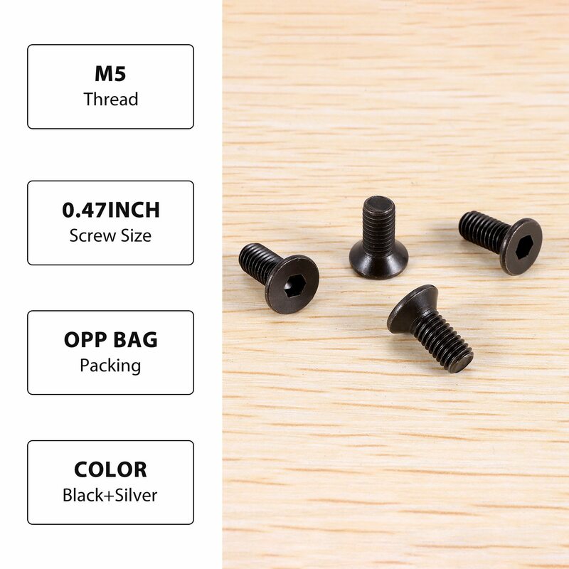 4Pcs Scooter Handlebar Front Fork Tube Screws With Hexagon Handle Replacement Parts Kits for xiaomi M365 Ninebot Es2 Accessories