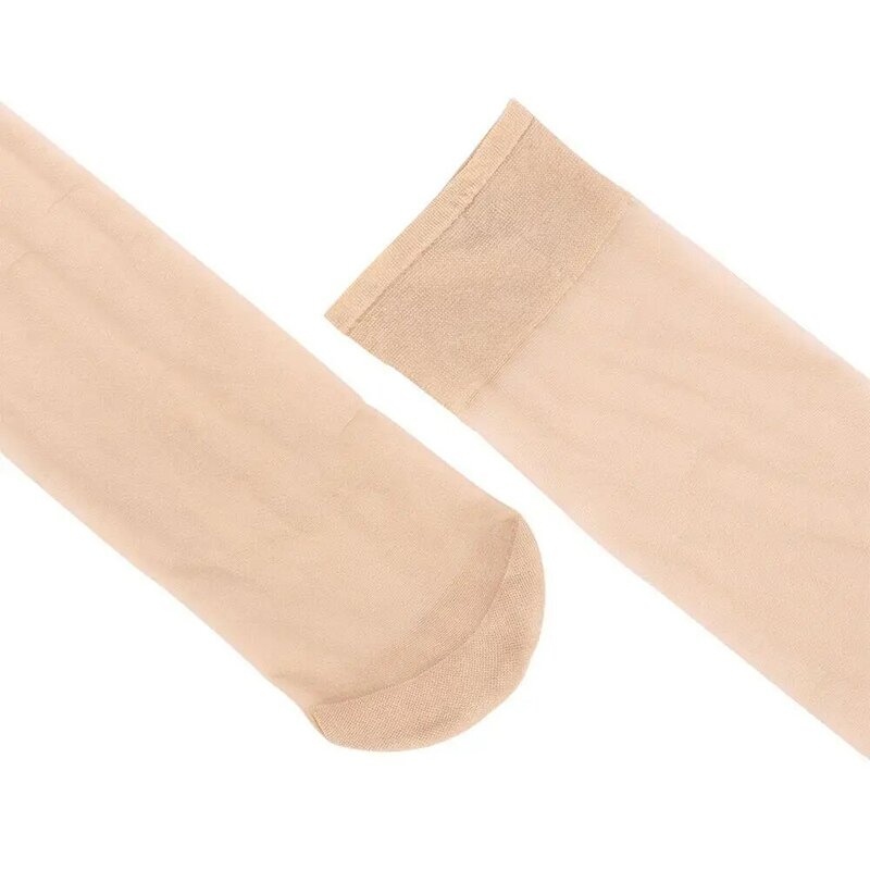 Sexy Solid Color Fashion Ladies Socks Knee High Transparent Thigh High Tights Stocking Long