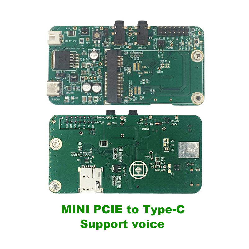 3G 4G LTE 5G MINI PCIE M.2 to USB 2.0 3.0 Type-C Development Board Adapter For SIM7600SA SIM7600E SIM8300G EC25-AU EP06-E RM500Q