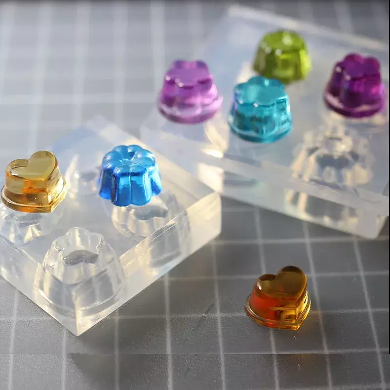 DIY Mini Pudding Epoxidharz form Lebensmittel spielen Miniatur Kneifform Epoxidharz form UV-Harz formen