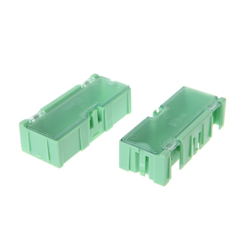 Mini caja electrónica SMT, almacenamiento componentes electrónicos IC para caja 75x31,5x21