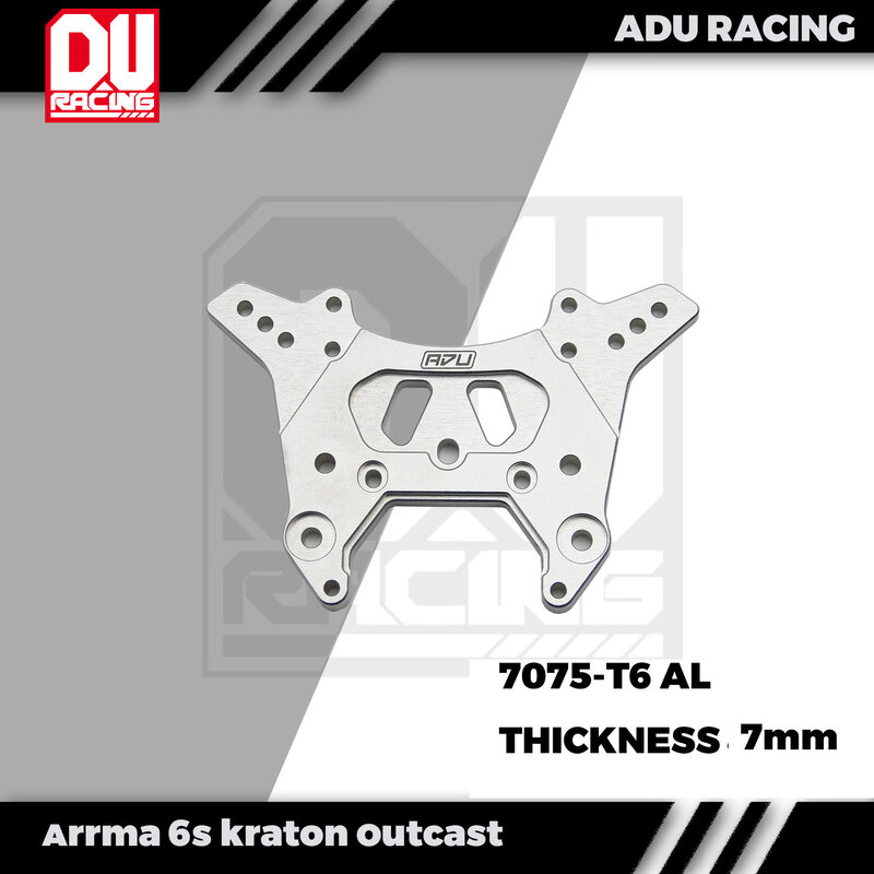 ADU Racing – tour de choc avant CNC 7075-T6, en aluminium pour ARRMA 6S OUTCAST KRATON
