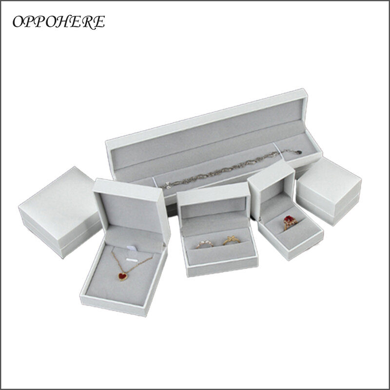 Newest Jewelry Box For Necklace And Ring Bracelet Stud Earring Storage Organizer Gift Packaging Box Case шкатулка для украшений