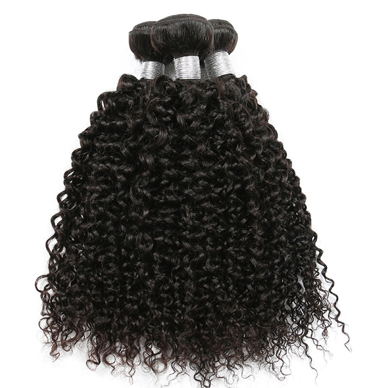 Dreamdiana-カーリーヘアエクステンション,ブラジルの人間の髪の毛100%,ブラウンとブラック,ロット3,1b30