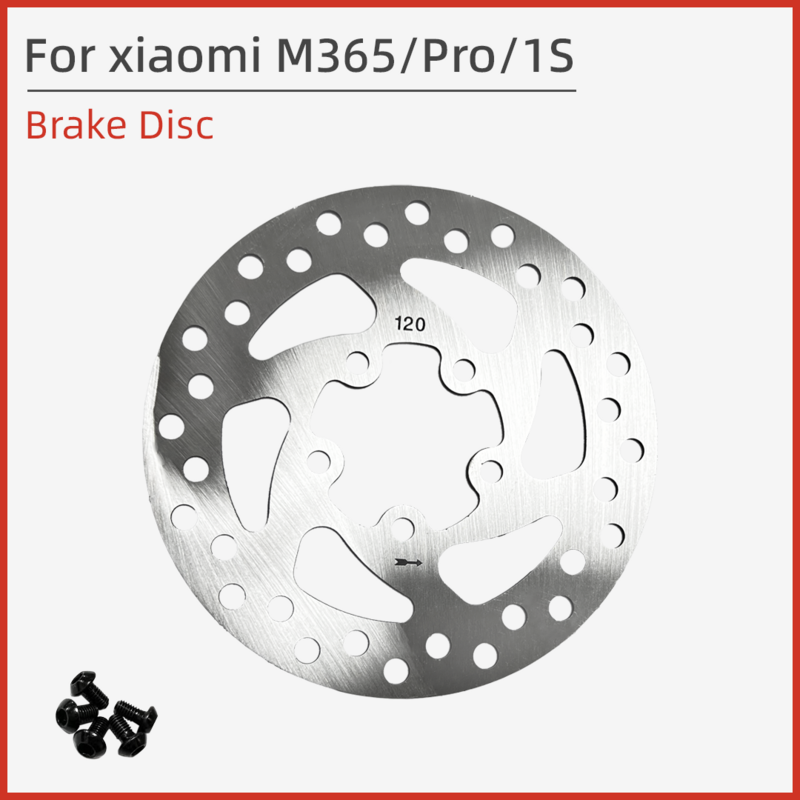 Rotor de disco de freno para patinete eléctrico, piezas de repuesto para Xiaomi Mijia M365 1S Pro MI3, 110MM y 120MM