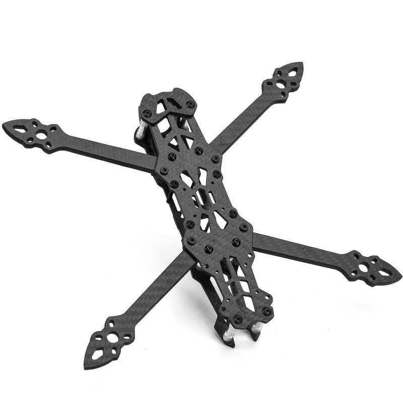 Mark4 Carbon Fiber Racing Drone, Quadcopter Freestyle, Peças UAV, Espessura do Braço 5mm, V2, 5 ", 225mm, FPV