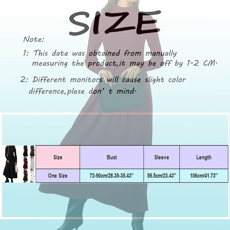 Vestido Vintage de Color liso para mujer, prenda de vestir femenina en Color negro con corte en A, elegante, a la moda, para ir a la discoteca, para invierno, 2024