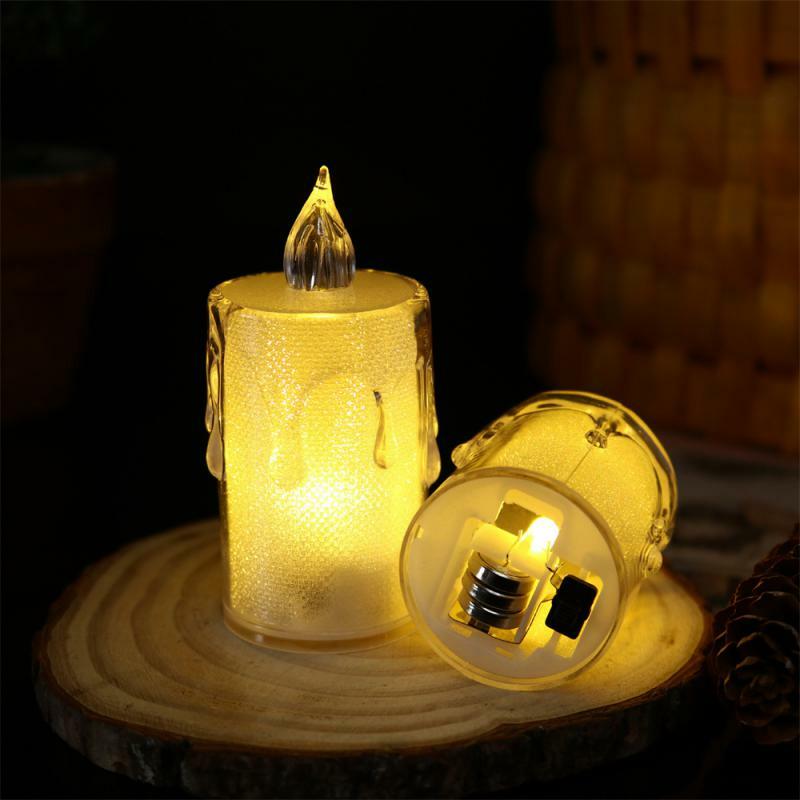 Romantic Creative Electronic Candles LED Decorative Lights Wave Electronic Holiday Candle Lighting Christmas Led Lights