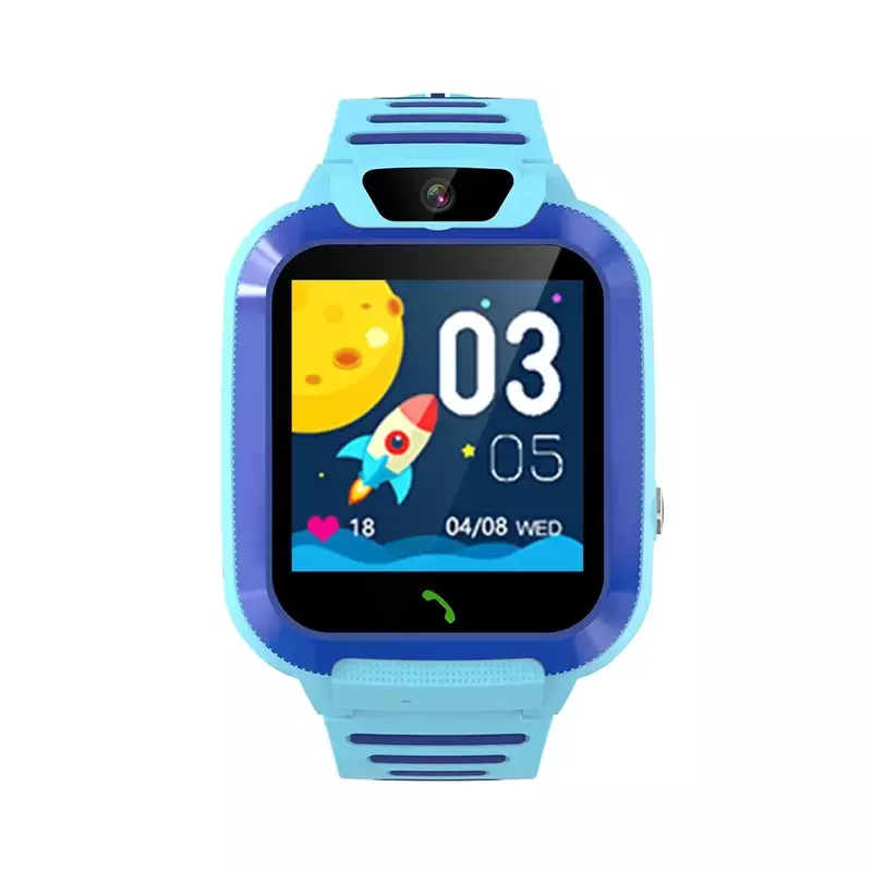 Impermeável Smart Watch para crianças, cartão SIM, chamada, vídeo, SOS, Wi-Fi, LBS, rastreador de localização, câmera de bate-papo, IP67, 4G, crianças