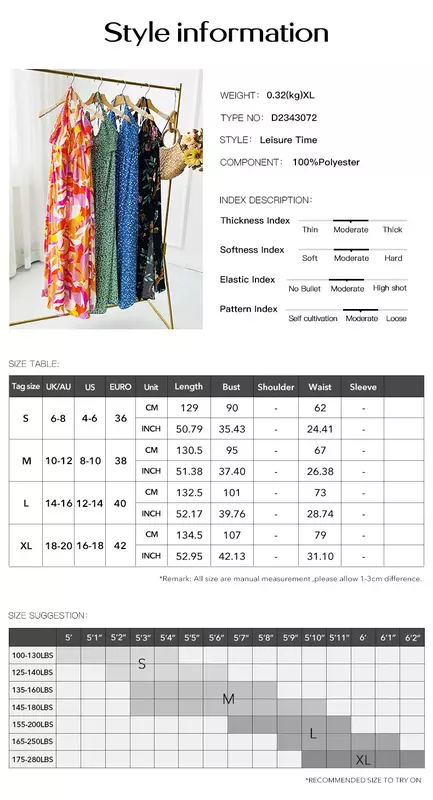 YEAE Sleeveless Halter Printed Dress Casual Elegant Vacation Hanging Neck Split Long Dress Sexy Backless Beach Party Dress 2024