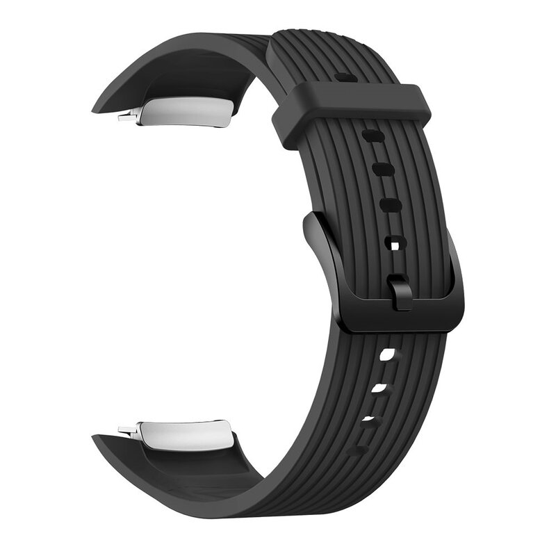 YAYUU Correa para Samsung Gear Fit 2 Pro, correa de repuesto con pulsera de silicona con hebilla de metal para Samsung Gear Fit 2 SM-R360