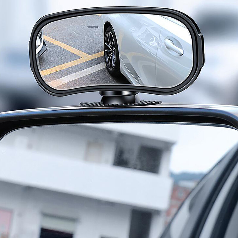 1pc High Quality 360 Degree Adjustable Wide Angle Side Rear Mirrors Blind Spot Snap Way Parking Auxiliary Rear View Mirror