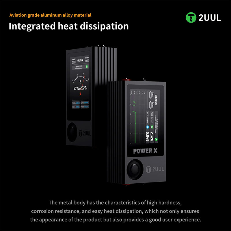 2UUL-Détecteur de puissance multifonctionnel Power X PW11, haute rafraîchissement, écran complet, PCB d'alimentation, maintenance du téléphone