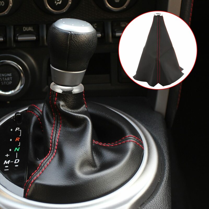 Universal Auto Manual Gear Shift Knob, Dust-Cover, Gaiter Boot, Shifter