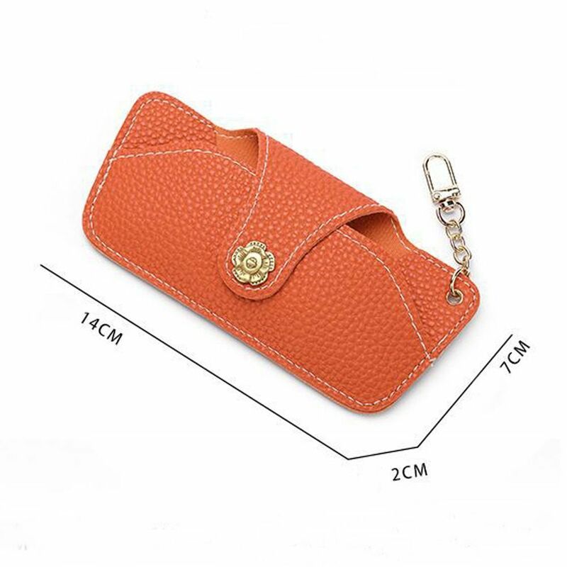 Glasses Bag PU Leather Portable Spectacle Case Protective Sleeve Sunglasses Storage Bag Glasses Case