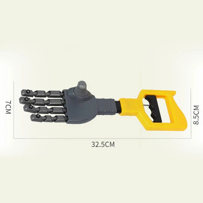 재미있는 로봇 클로 쓰레기 피커 로봇 손, 긴 팔, 재미있는 로봇 손 그래버 장난감, 32.5cm