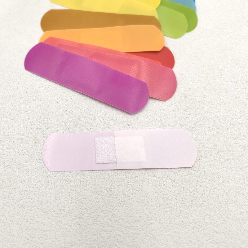 Candy colorido impermeável ferida curativo bandagem, Hemostasia pé bandagem, Bandaids emergência, OK, 10pcs