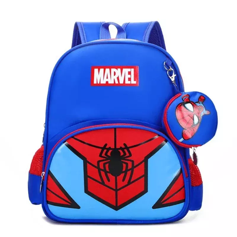 Детский рюкзак с супергероями Марвел для детей дошкольного возраста мультяшный Капитан Америка Железный человек с принтом вместительная школьная сумка для хранения