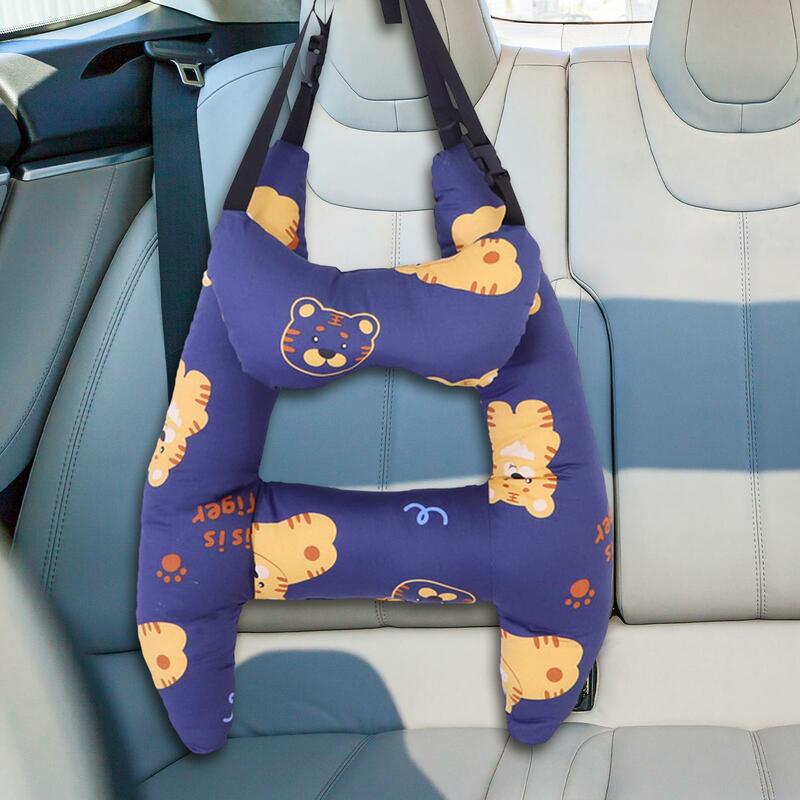 Детская подушка для путешествий с креплением на автомобильное сиденье